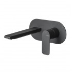 Vema Slate bateria umywalkowa podtynkowa bez korka czarny mat V14050/CZAR