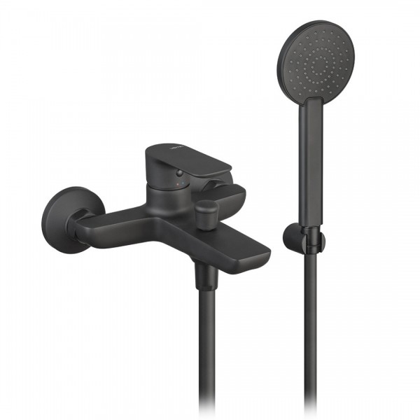 Vema Slate bateria wannowa czarny mat V14081/CZAR