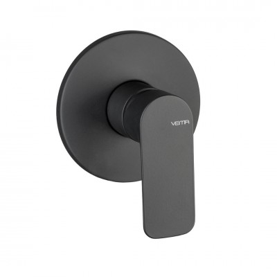 Vema Slate bateria prysznicowa podtynkowa czarny mat V14130/CZAR
