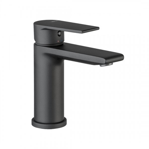 Vema Timea bateria umywalkowa bez korka czarny mat V16011/CZAR