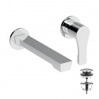 Giulini Giovanni Ego bateria umywalkowa podtynkowa z korkiem wylewka 150 mm 5720-15