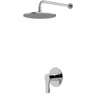 Giulini Giovanni Ego zestaw prysznicowy podtynkowy deszczownica 20 cm chrom Ego65DES20