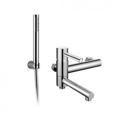 Demm Spike bateria wannowa ścienna chrom 6800