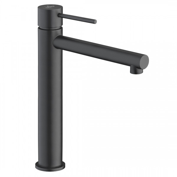 Demm Spike Black bateria umywalkowa stojąca wysoka czarny mat 6814/CZAR