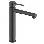 Demm Spike Black bateria umywalkowa stojąca wysoka czarny mat 6814/CZAR