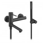 Demm Spike Black bateria wannowa ścienna czarny mat 6800/CZAR