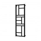 Instal Projekt Mondrian grzejnik łazienkowy 114x50 cm czarny mat MON-50/110D50C31