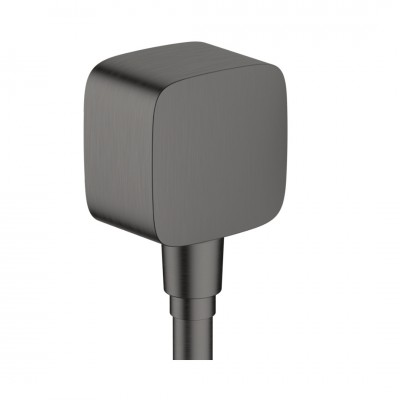 OUTLET Hansgrohe Fixfit przyłącze węża z zaworem zwrotnym czarny chrom szczotkowany 26457340