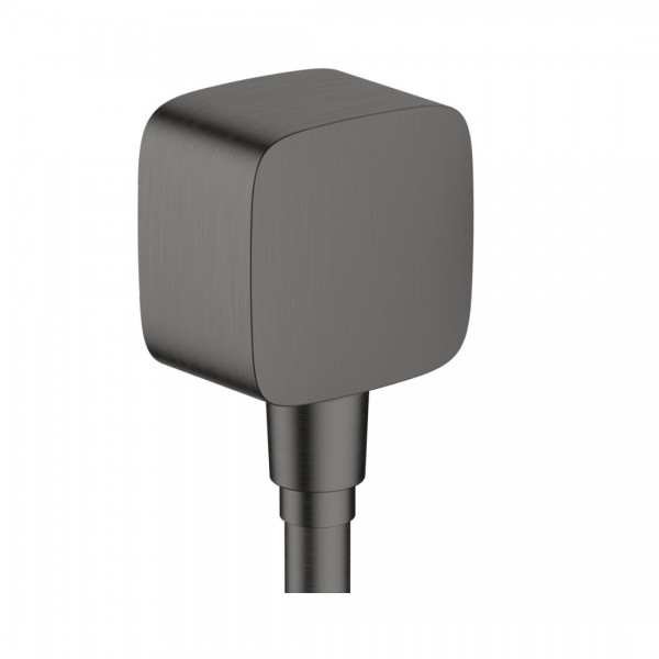OUTLET Hansgrohe Fixfit przyłącze węża z zaworem zwrotnym czarny chrom szczotkowany 26457340