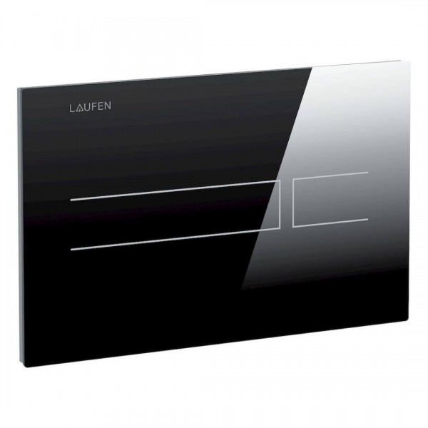 Laufen Lis przycisk spłukujący elektroniczny szkło czarne H8956630200001