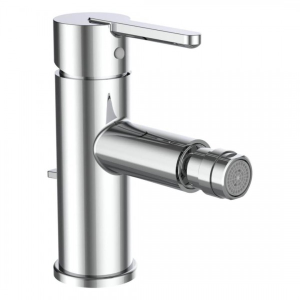 Laufen Lua bateria bidetowa stojąca z korkiem chrom H3410810041141