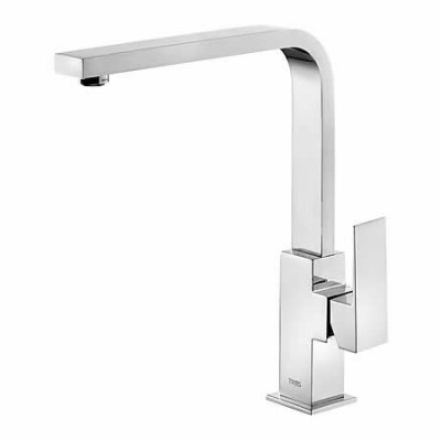Tres Cuadro Tres bateria umywalkowa wylewka łamana wysokość 280 mm Tres Cuadro Tres bateria umywalkowa wylewka łamana wysokość 280 mm