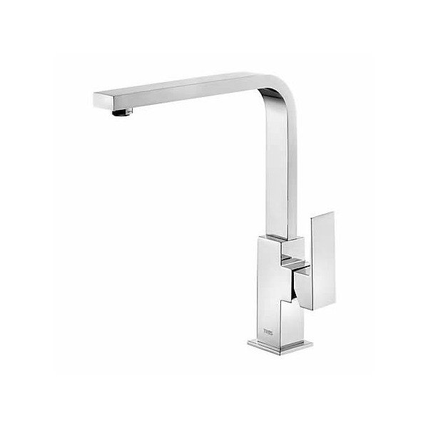 Tres Cuadro Tres bateria umywalkowa wylewka łamana wysokość 280 mm