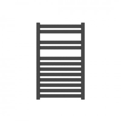 Terma Manta grzejnik łazienkowy 86x54 cm czarny mat WGMAN086054K9M5ZS