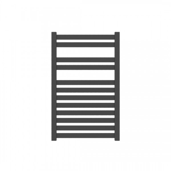 Terma Manta grzejnik łazienkowy 86x54 cm czarny mat WGMAN086054K9M5ZS