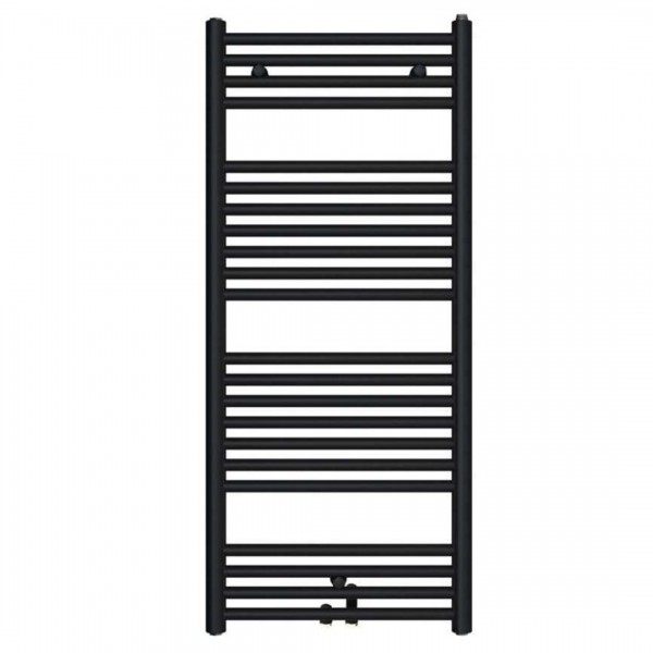 Zehnder Klaro grzejnik łazienkowy 74,6x50 cm czarny mat