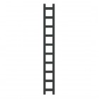 Terma Easy grzejnik łazienkowy 160x20 cm czarny mat WGEAS160020K9M5SX