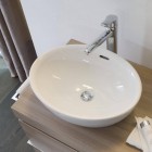 Laufen Pro B umywalka nablatowa 52x39 cm z przelewem biała H8129640001091