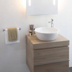 Laufen Pro B umywalka nablatowa okrągła 42 cm bez przelewu H8129620001121