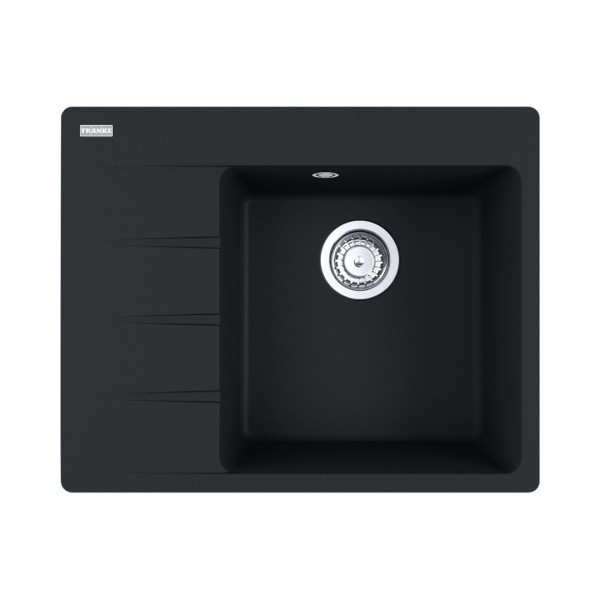 Franke Centro CNG 611-62 TL zlewozmywak 62x50 cm komora z prawej Fragranit+ czarny mat 114.0633.124