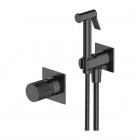 Omnires Contour bateria bidetowa podtynkowa antracyt SYSCTBI1AT