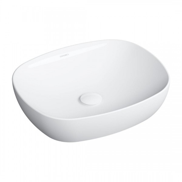 Omnires Portland umywalka nablatowa 47x39 cm biały połysk PORTLAND475BP