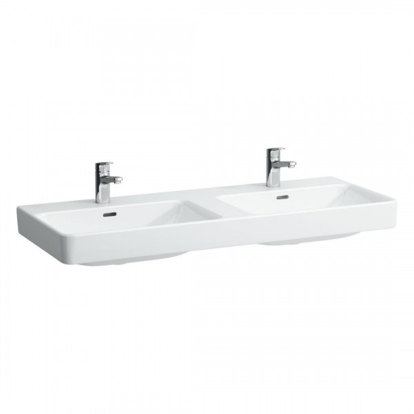 Laufen Pro S umywalka ścienna 120x46 cm podwójna białą H8149660001041