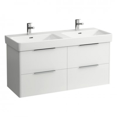 Laufen Base szafka podumywalkowa podwójna 116 cm biały połysk H4024941102611