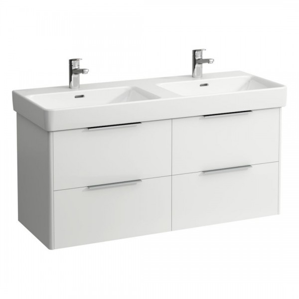 Laufen Base szafka podumywalkowa podwójna 116 cm biały połysk H4024941102611