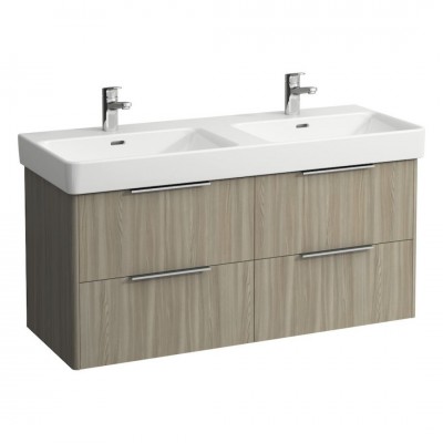 Laufen Base szafka podumywalkowa podwójna 116 cm wiąz jasny H4024941102621