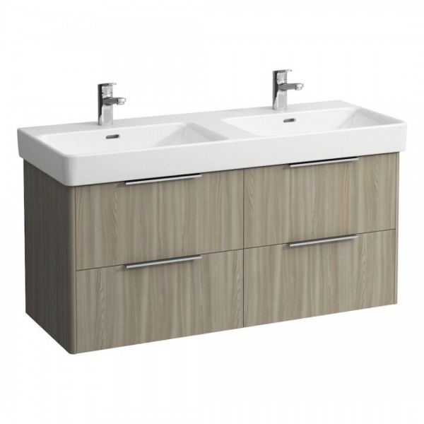 Laufen Base szafka podumywalkowa podwójna 116 cm wiąz jasny H4024941102621