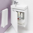 Laufen Base szafka podumywalkowa 47 cm lewa biały połysk H4021011102611