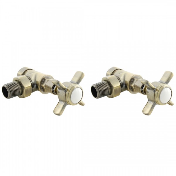 Imers Retro zestaw regulacyjny kątowy stare złoto 1711/B