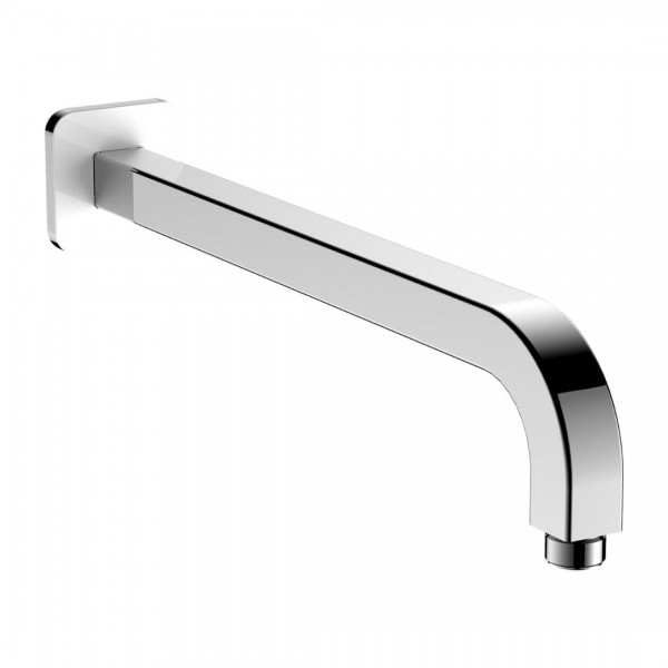 Omnires ramię ścienne do deszczownicy kwadratowe 35 cm chrom/biały RA15CRB