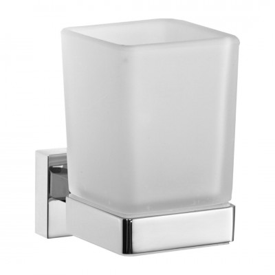 Omnires Lift kubek szkło/chrom 8158CR