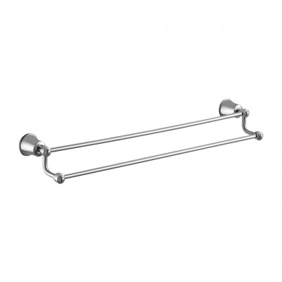 Omnires Art Line wieszak na ręcznik 65 cm podwójny retro chrom AL53226CR
