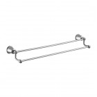 Omnires Art Line wieszak na ręcznik 65 cm podwójny retro chrom AL53226CR