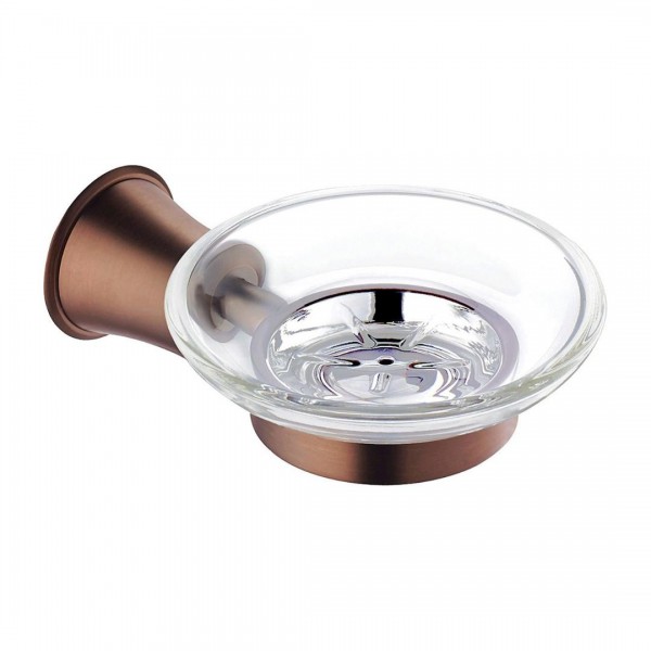 Omnires Art Line mydelniczka z uchwytem miedź antyczna AL53420ORB