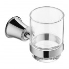 Omnires Art Line kubek szkło/chrom AL53320CR