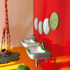 Laufen Flora Kids element lustra 26,2x39,6 cm zielone H4616110034721