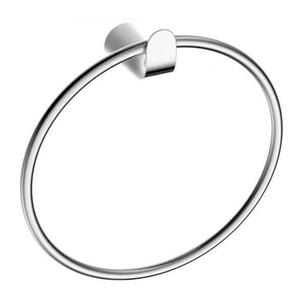 Omnires Saco wieszak na ręcznik ring chrom/biały SA54230CRB