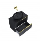 Elita Meble Soho szafka podumywalkowa 80 cm czarny mat 168743