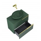 Elita Meble Soho szafka podumywalkowa 80 cm zielony mat 169083