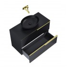 Elita Meble Soho szafka podumywalkowa 100 cm czarny mat 168746