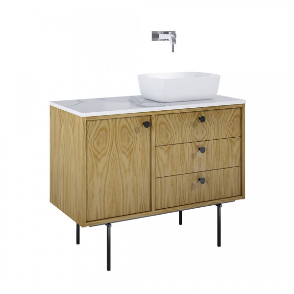 Elita Meble Legacy szafka podumywalkowa 100 cm wisząca prawa dąb naturalny fornir 168908