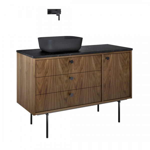 Elita Meble Legacy szafka podumywalkowa 120 cm wisząca lewa orzech amerykański fornir 168913