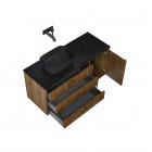 Elita Meble Legacy szafka podumywalkowa 120 cm wisząca lewa orzech amerykański fornir 168913