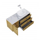 Elita Meble Legacy szafka podumywalkowa 120 cm wisząca prawa dąb naturalny fornir 168914