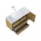 Elita Meble Legacy szafka podumywalkowa 120 cm wisząca lewa dąb naturalny fornir 168915