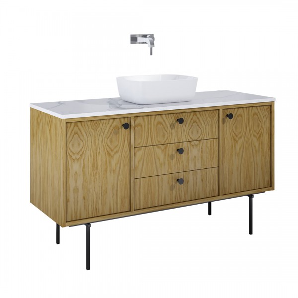 Elita Meble Legacy szafka podumywalkowa 140 cm wisząca dąb naturalny fornir 168917